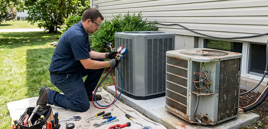 Seasonal AC Checkup in Newnan