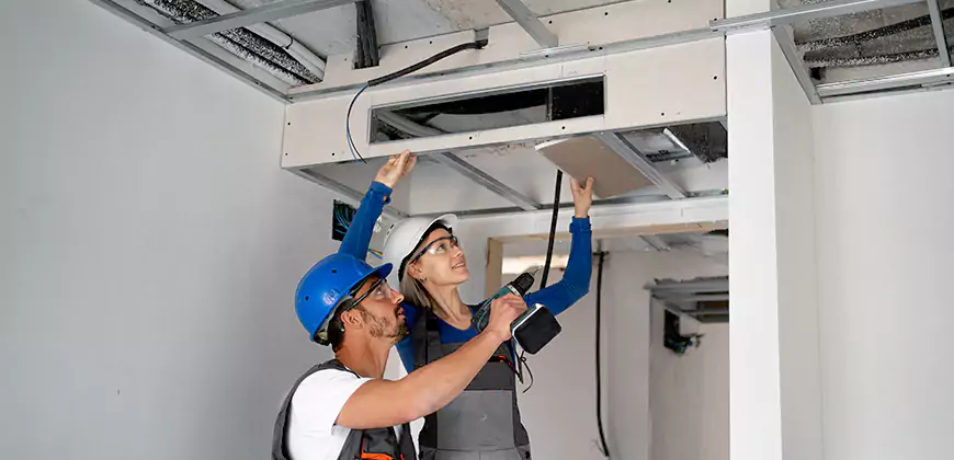 Duct Insulation and Condensation Repair in Newnan