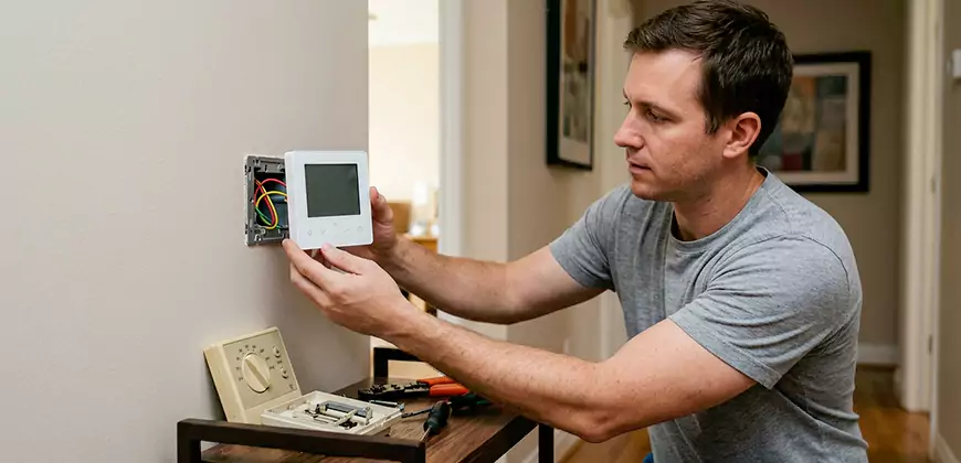 Heat Pump Thermostat Configuration in Newnan